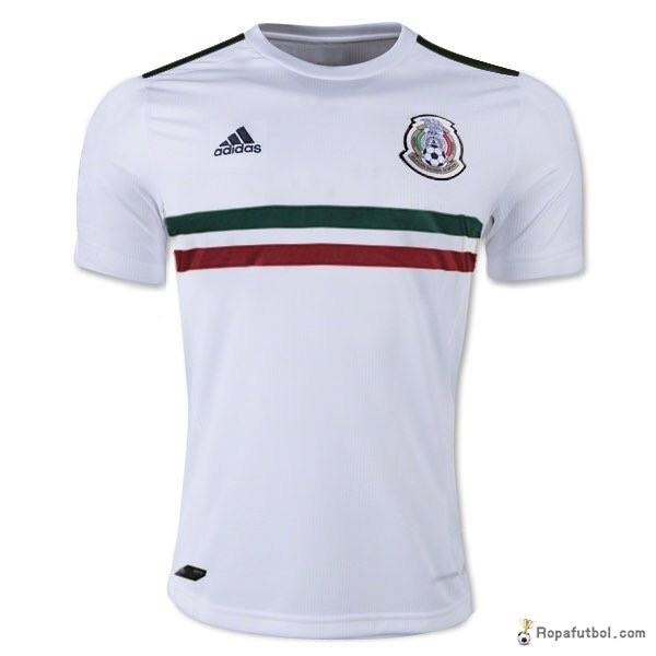 Camiseta Mexico Replica Segunda Ropa 2017 Blanco